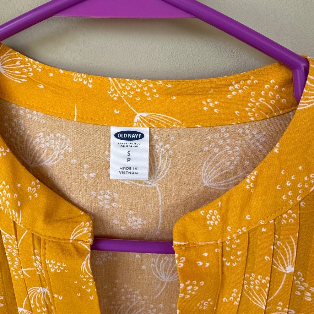 Old Navy Bright Yellow Dress Size SP - Picture 9 of 9